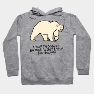 Grumpy Polar Bear Hoodie